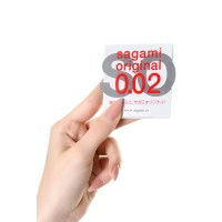 Презервативы Sagami, original 0.02, полиуретан, ультратонкие, гладкие, 18 см, 5,8 см, 1 шт.