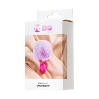 Анальная втулка с хвостом ToDo by Toyfa Sweet bunny, силикон, розовая, 13 см, Ø 2,8 см, 44 г