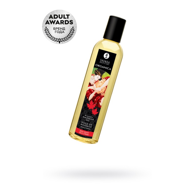 Масло массажное Shunga Organica «Кленовое наслаждение» (Maple Delight), 240 мл