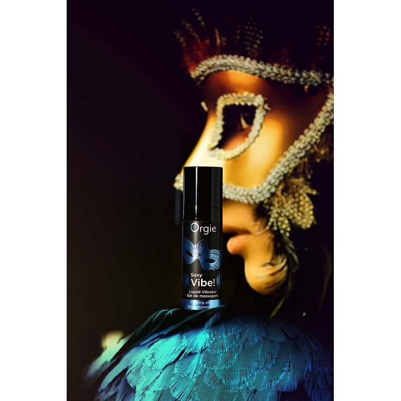 Гель для массажа ORGIE Sexy Vibe Liquid Vibrator с эффектом вибрации, 15 мл
