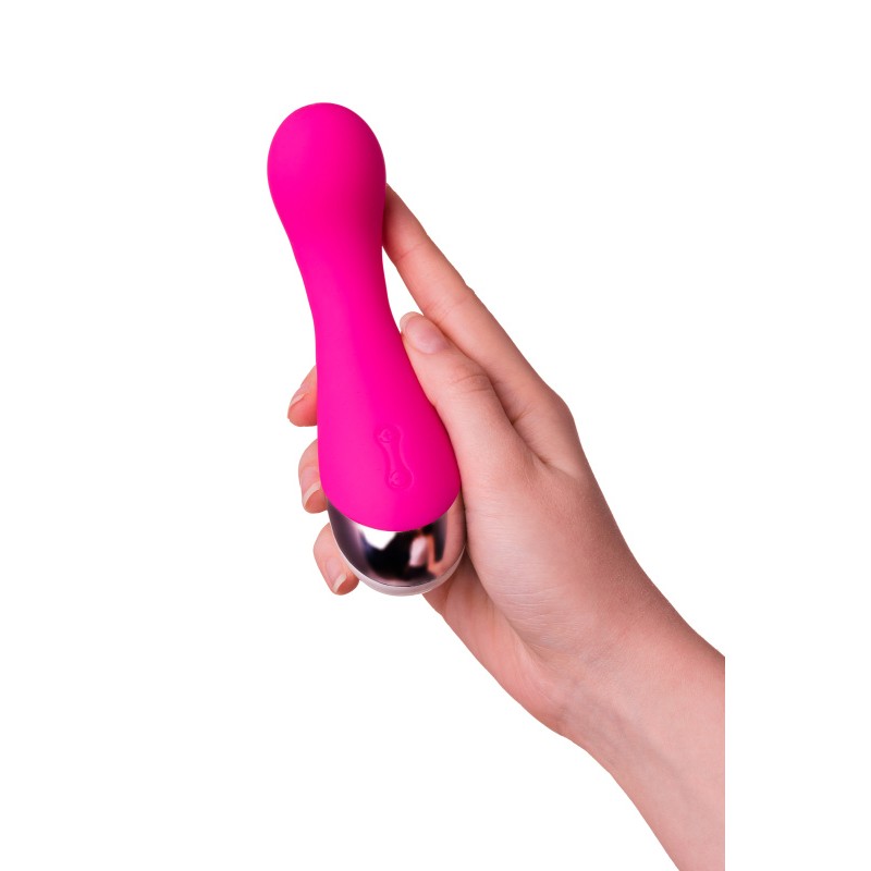 Стимулятор точки G L'EROINA Rolly, силикон, розовый, 15 см