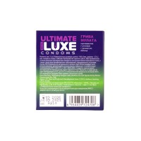 Презервативы Luxe, black ultimate, «Грива мулата», яблоко, 18 см, 5,2 см, 1 шт.