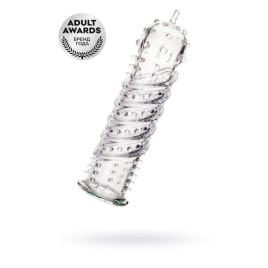 Насадка на пенис A-Toys by TOYFA Kors, TPR, прозрачный, 15,3 см