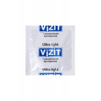 Изображение  Презервативы Vizit, ультратонкие, латекс, 18 см, 5,2 см, 12 шт.