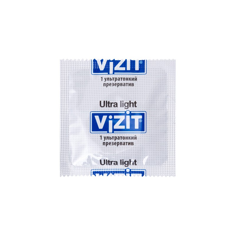 Изображение  Презервативы Vizit, ультратонкие, латекс, 18 см, 5,2 см, 12 шт.
