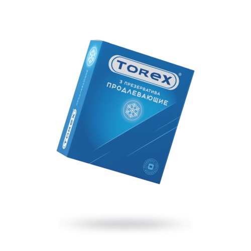 Презервативы Torex, продлевающие, латекс, 18 см, 5,2 см, 3 шт.