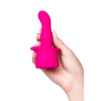 Насадка для массажера Love Magic, силикон, розовая, 12 см