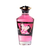 Масло массажное для тела Shunga «Малиновое чувство» (Raspberry Feeling), разогревающее, 100 мл