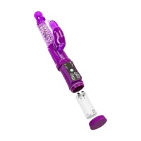 Вибратор с клиторальным стимулятором A-Toys by TOYFA High-Tech fantasy, TPR, фиолетовый, 24 см