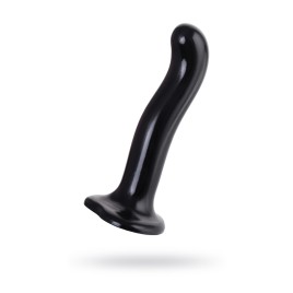 Ремневой нереалистичный страпон Strap-on-me, P&G SPOT, XL, силикон, черный, 19,8 см.