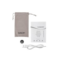 Виброкольцо Svakom Winni 2, силикон, черный, 9,3 см