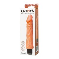 Реалистичный вибратор A-Toys by TOYFA Tond, TPE, телесный, 20,5 см