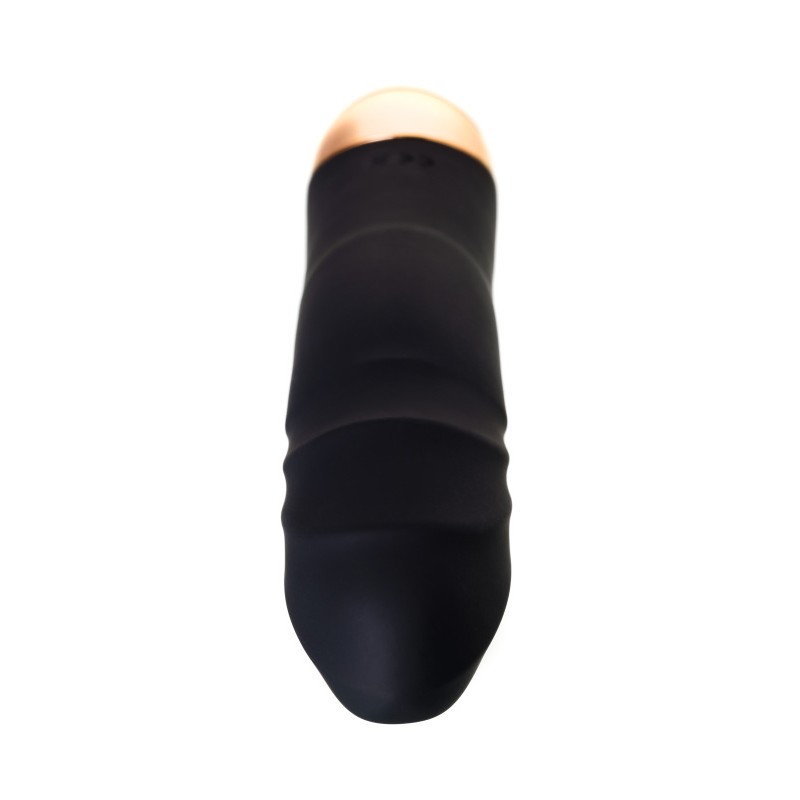 Нереалистичный вибратор WANAME D-SPLASH Storm, силикон, черный, 22,5 см