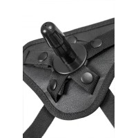 Трусики для страпона RealStick Strap-On Dylan, экокожа, черные