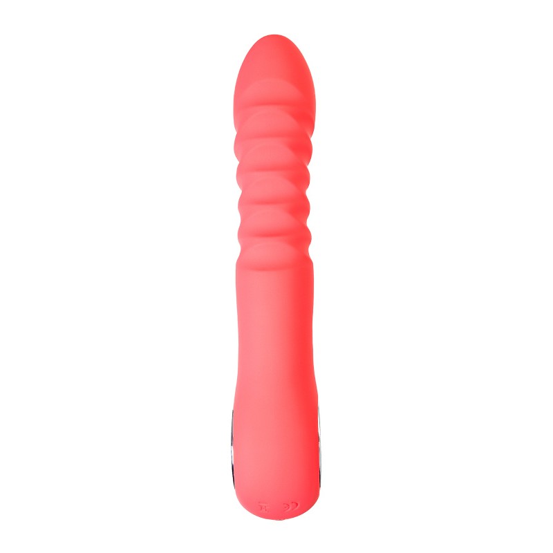 Стимулятор с функцией UP&DOWN Flovetta Flox, силикон, коралловый, 21,5 см