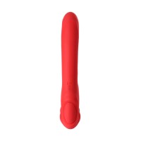 Безремневой страпон Black & Red by TOYFA с вибрацией, силикон, красный, 35 см