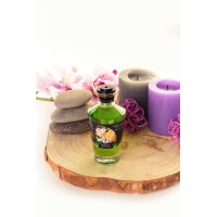 Масло массажное для тела Shunga «Экзотический зеленый чай» (Exotic Green Tea), разогревающее, 100мл.