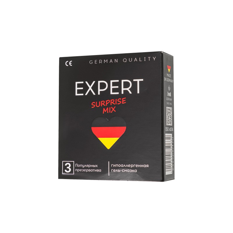 Презервативы EXPERT Surprise Mix Germany 3 шт. (Микс)