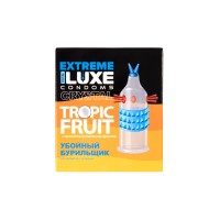 Презервативы Luxe, extreme, «Убойный бурильщик», тропические фрукты, 18 см, 5,2 см, 1 шт.