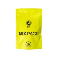 Презервативы On, mix, цветные, аромат, 18,5 см, 5,4 см, 15 шт.