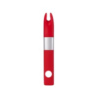 Вибратор клиторальный Qvibry 4Gb USB памяти, силикон, красный, 12 см