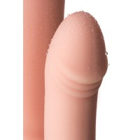 Реалистичный фаллоимитатор A-toys by TOYFA Twint, силикон, телесный, 19,5 см