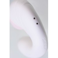 Вибратор Satisfyer Supernova, с вакуум-волновым стимулятором, силикон, белый, 16,9 см