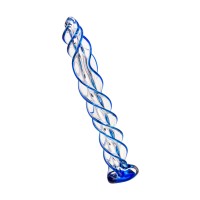 Нереалистичный фаллоимитатор Sexus Glass, стекло, прозрачный, 18,5 см