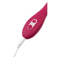 Многофункциональный вибратор L'EROINA Caberna, силикон, бордовый, 20 см