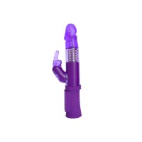 Вибратор с клиторальным стимулятором A-Toys by TOYFA, TPR, фиолетовый, 22 см
