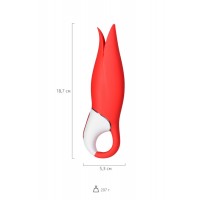 Изображение Satisfyer, Германия Нереалистичный вибратор Satisfyer Vibes Power Flower, силикон, красный, 18,8 см.