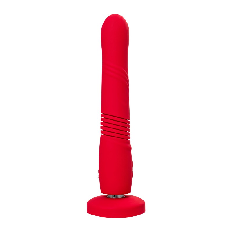 Пульсатор Gravity Lovense TPE, красный, силикон, 25,9 см