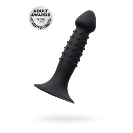 Анальный фаллоимитатор A-Toys by TOYFA Spikn, силикон, черный, 14 см