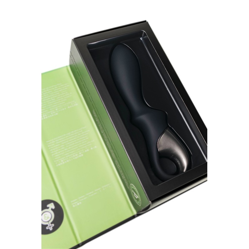 Вибростимулятор-унисекс с подогревом Satisfyer Heated Climax Connect App, черный, 20,7 см