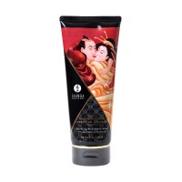 Массажный крем для тела Shunga «Игристое клубничное вино»Sparkling Strawberry Wine, съедобный, 200мл