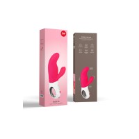 Вибратор Fun Factory MiSS BI, силикон, розовый, 17 см