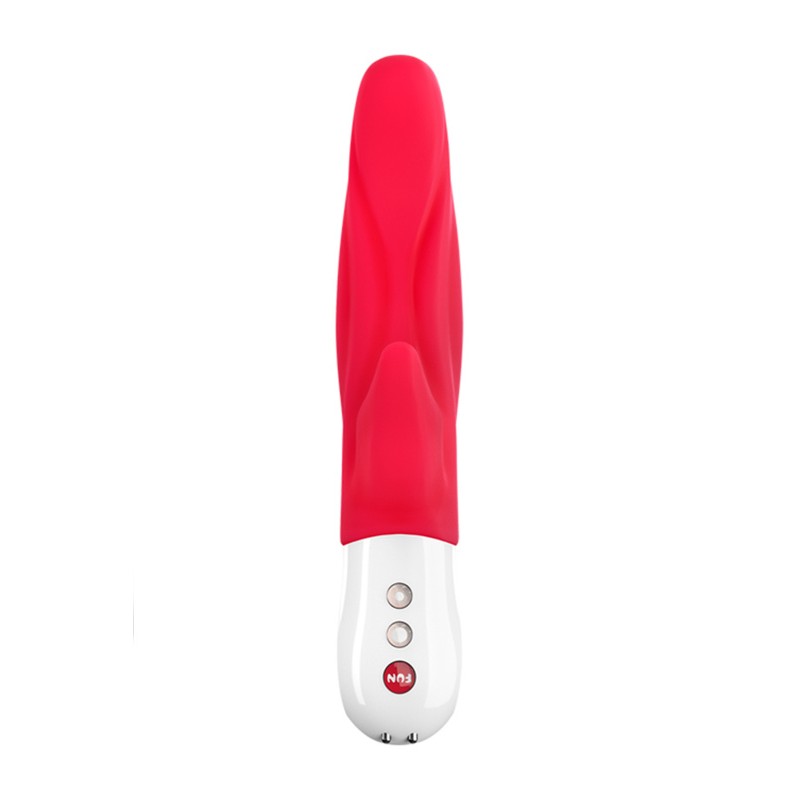 Вибратор Fun Factory LADY BI, силикон, красный, 22 см