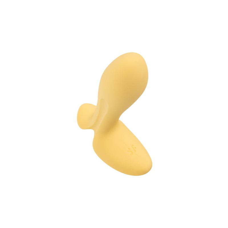 Satisfyer, Германия Анальный вибратор Satisfyer Intensity Plug Connect App, силикон, желтый, 9 см — купить в Минске Изображение Satisfyer, Германия Анальный вибратор Satisfyer Intensity Plug Connect App, силикон, желтый, 9 см
