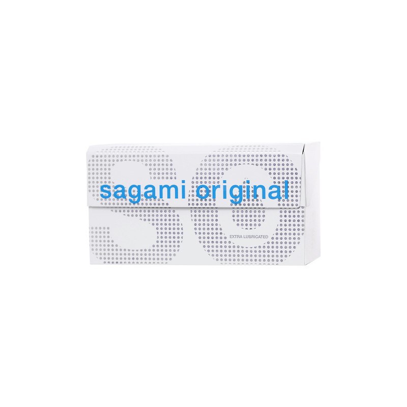 Презервативы Sagami, original 0.02, extra lub, полиуретан, 19 см, 12 шт.