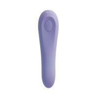 Вакуум-волновой стимулятор клитора Satisfyer Dual Pleasure Connect App, силикон, сиреневый, 17,9 см