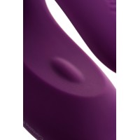 Многофункциональный стимулятор для пар Satisfyer Double Joy Connect App, силикон, фиолетовый, 18 см