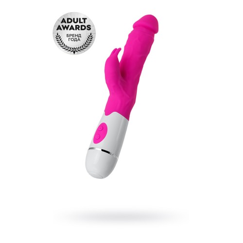 Нереалистичный вибратор A-Toys by TOYFA Mist, силикон, розовый, 25,4 см