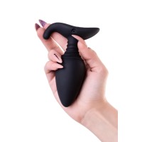 Анальная втулка LOVENSE Hush (L), силикон, черная, 12,1 см