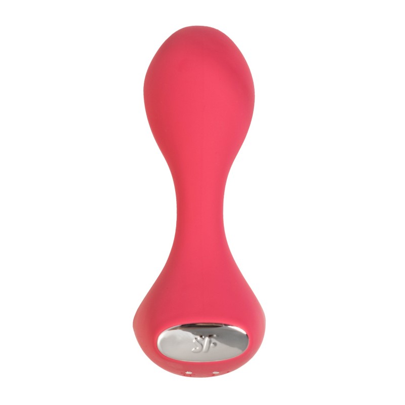 Анальная вибровтулка Satisfyer Backdoor Lover, красная, 11,2 см