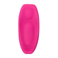 Клиторальный вибратор в трусики JOS FLIRTY, силикон, розовый, 9,3 см