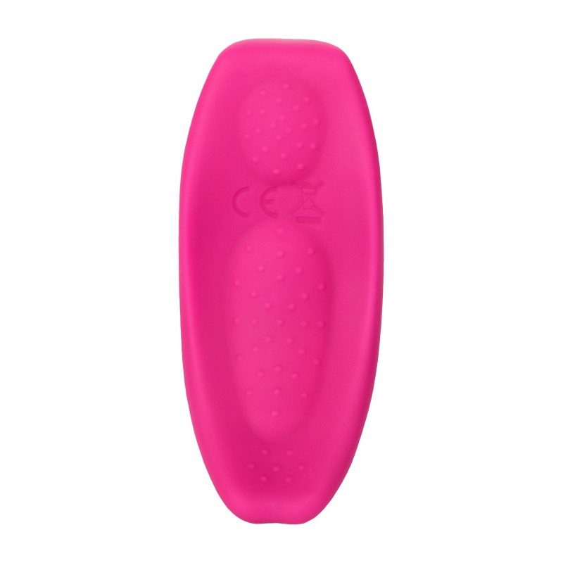 Клиторальный вибратор в трусики JOS FLIRTY, силикон, розовый, 9,3 см