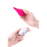Клиторальный вибратор в трусики JOS Pansy, силикон, розовый, 8 см