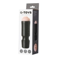 Мастурбатор A-Toys by TOYFA Denna, рот, TPE, черный, 24 см, 7,6 см
