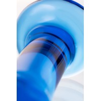Анальный фаллоимитатор Sexus Glass, стекло, синий, 13 см