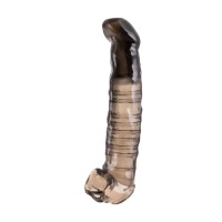 Насадка TOYFA XLover, для увеличения размера, TPE, черный, прозрачный, 22.5 см